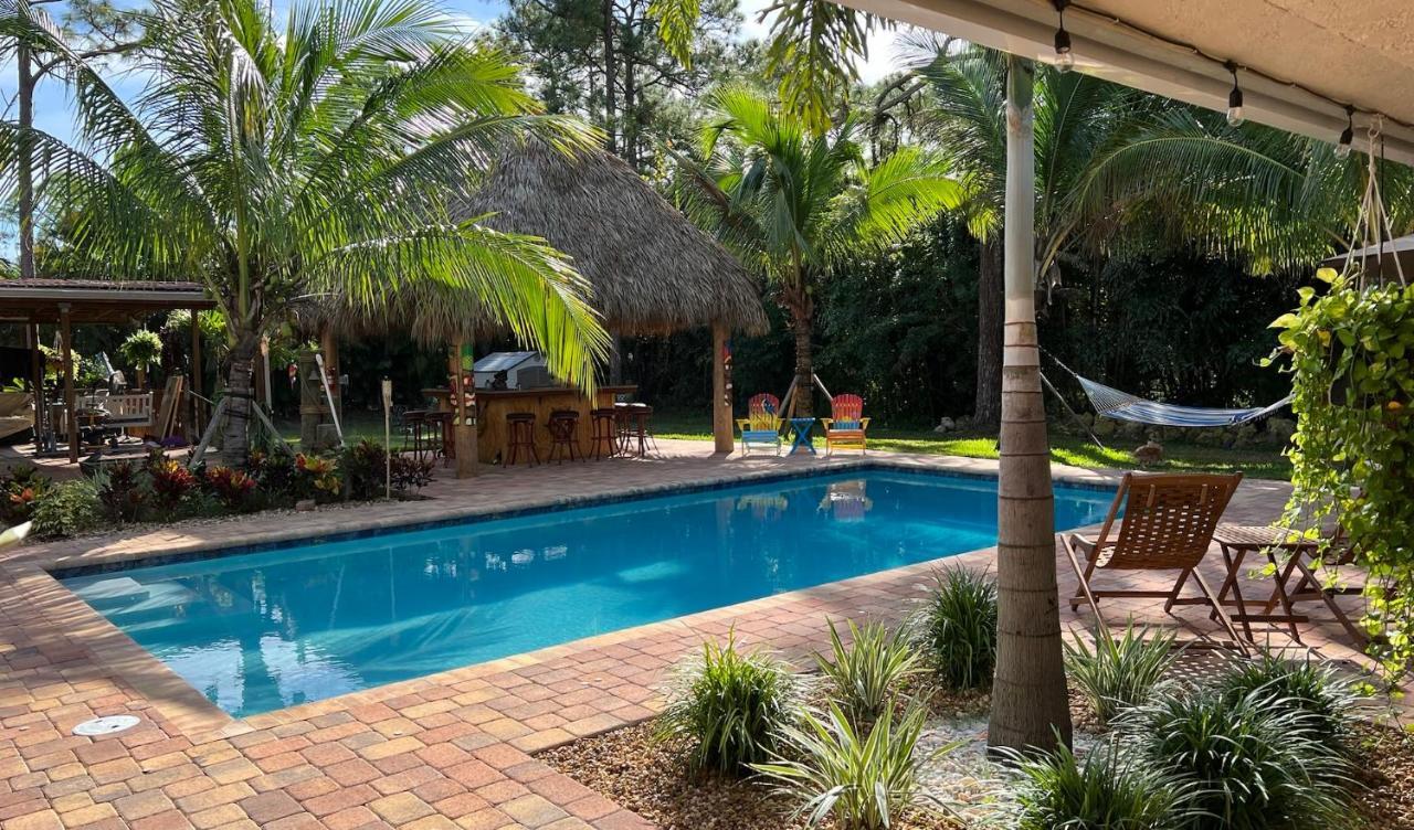 Private Tropical Paradise Guesthouse! Loxahatchee Esterno foto